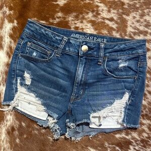 American Eagle Outfitters Women's Blue Denim Shorts